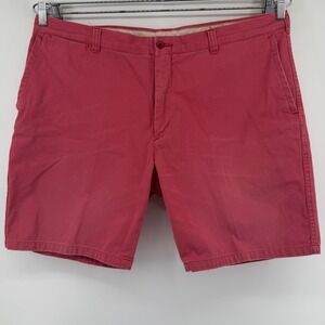 Ralph Lauren Chino Shorts Mens 42 Nantucket Red Excellent Embroidered Flag Logo